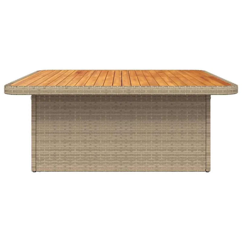 Sodo pöytätaso, hiekka, 110x110x71cm, polyrataska/akatsiamainen puu