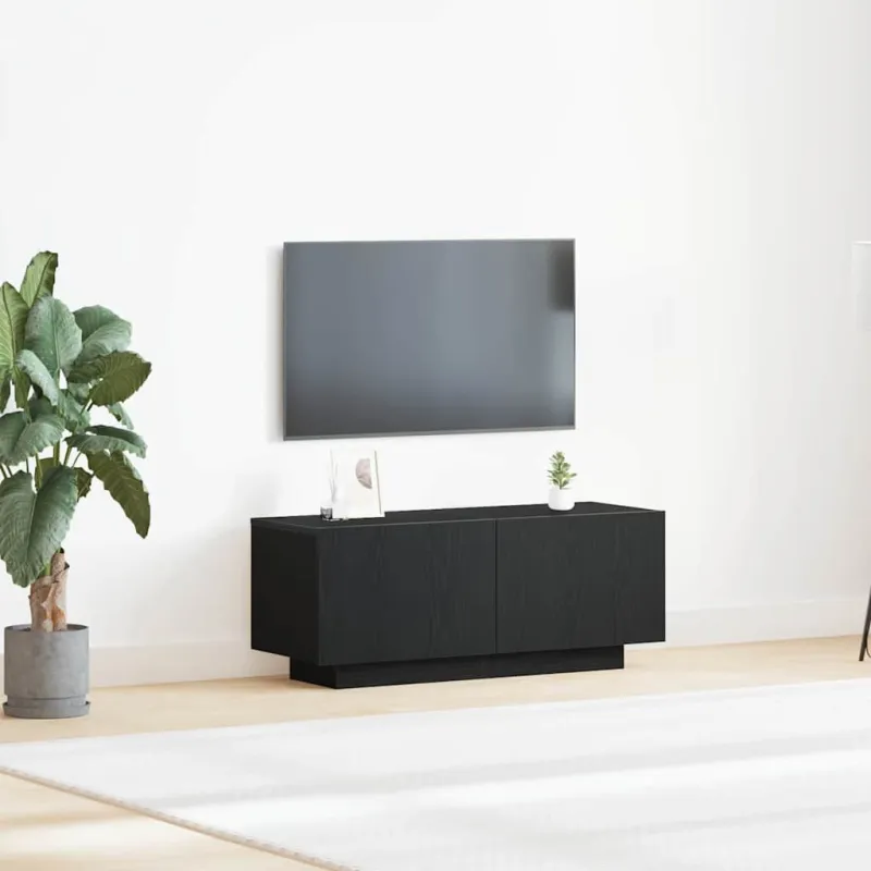 Televizoriaus spintelė Juodas ąžuolas 100 x 35 x 40 cm
