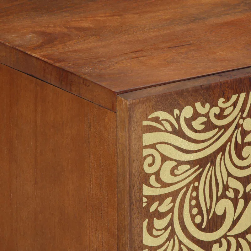 Kabalas 2 pcs honey brown 60 x 33 x 75 cm Kietas mango medis