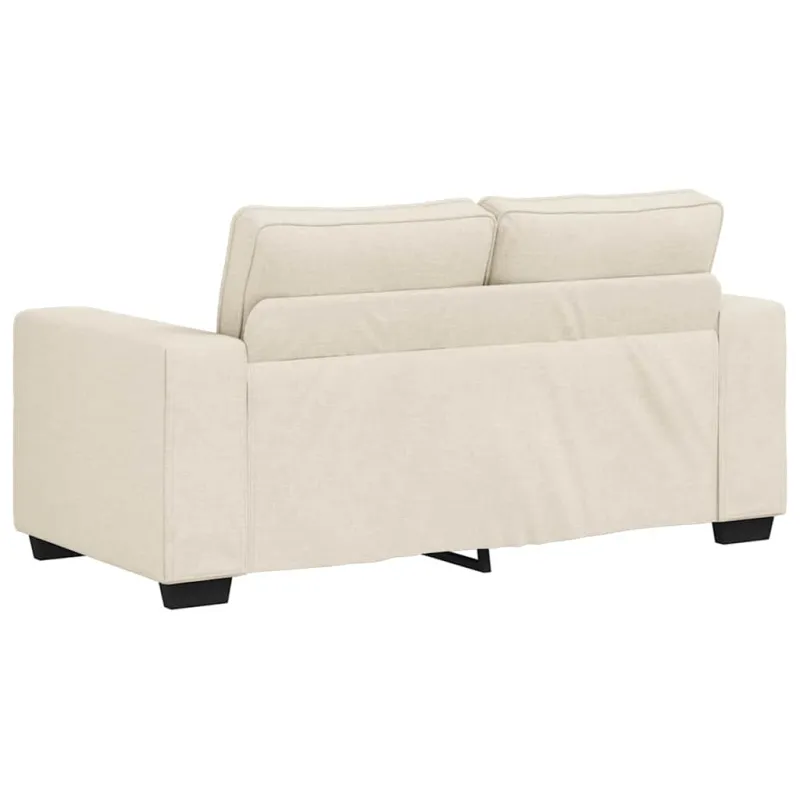 Sofa 3 pcs Smėlio 221 x 80 x 82 cm Lino mišinio audinys