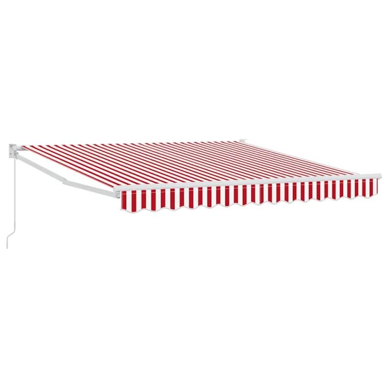 Ištraukiama markizė Raudona ir balta 300 x 250 cm