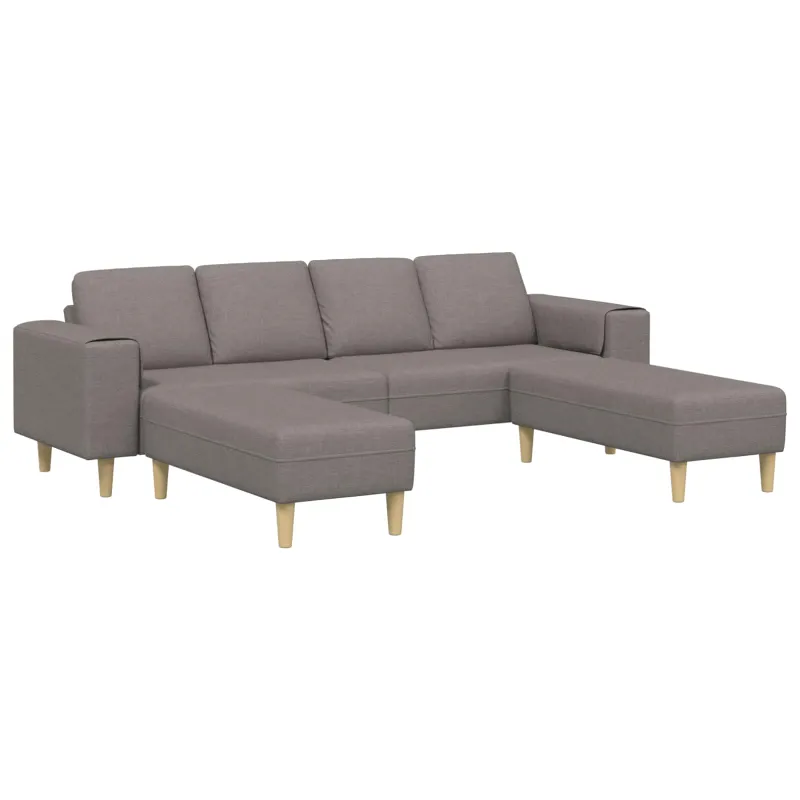 Svetainės sofa 3 pcs Taupe Poliesteris
