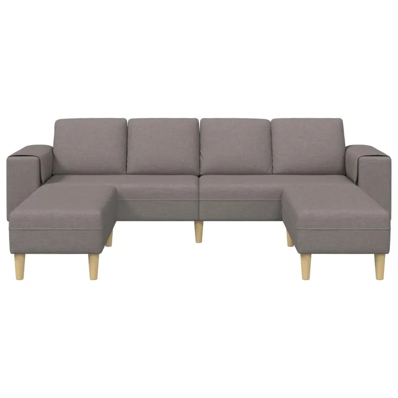 Svetainės sofa 3 pcs Taupe Poliesteris
