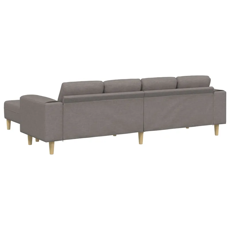 Svetainės sofa 3 pcs Taupe Poliesteris