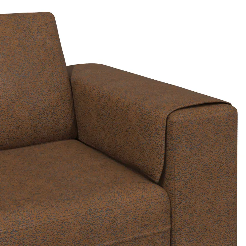 Svetainės sofa 3 pcs Ruda