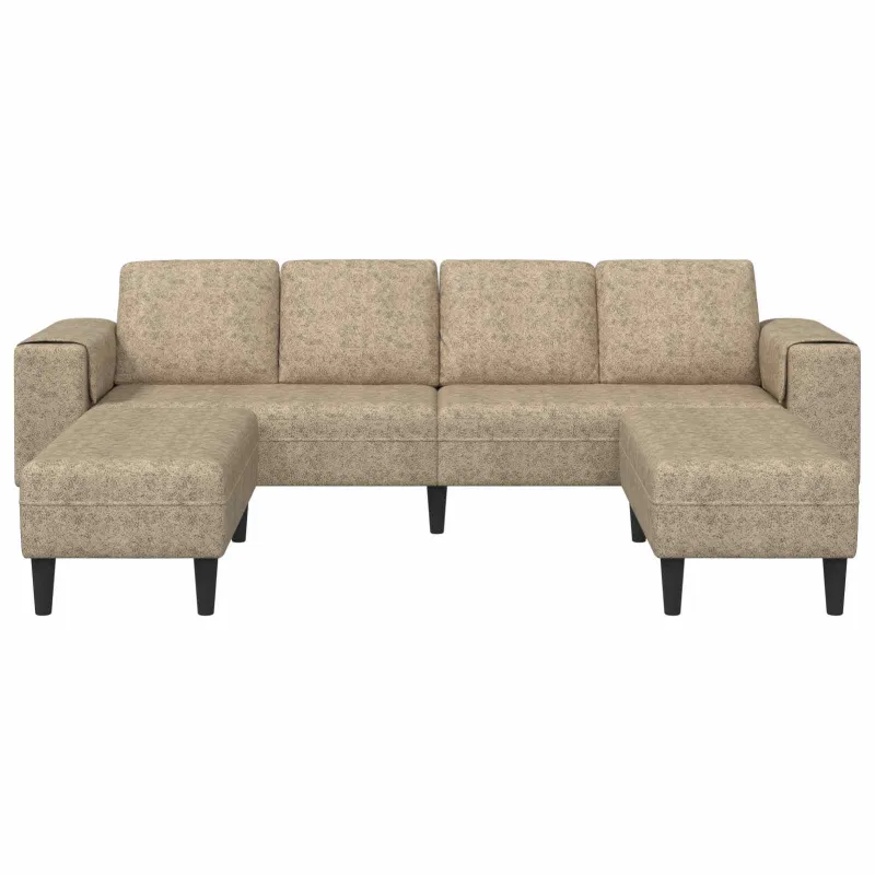 Svetainės sofa 3 pcs Šviesiai pilka