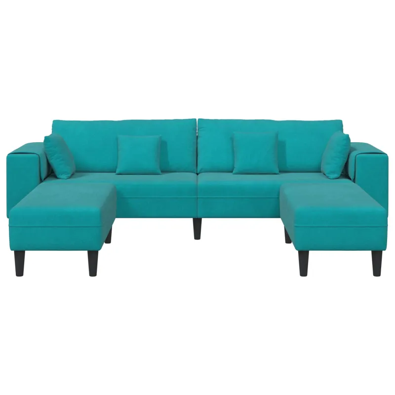 Sofa 3 pcs Turkio 250 x 188 x 76 cm Aksomas