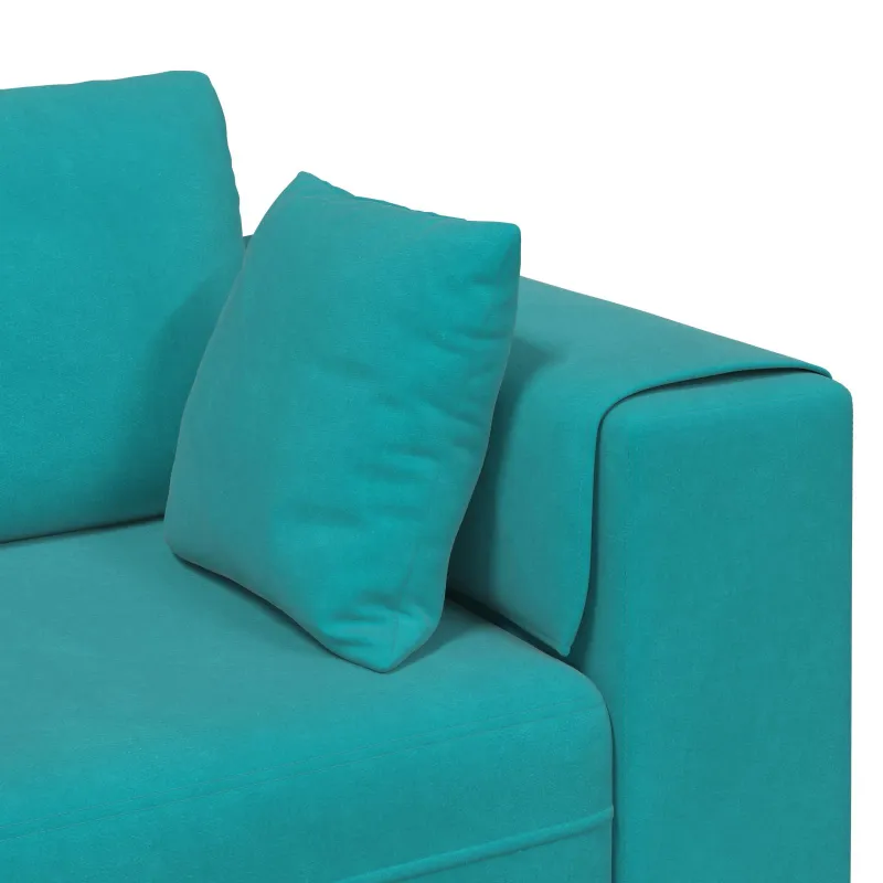 Sofa 3 pcs Turkio 250 x 188 x 76 cm Aksomas