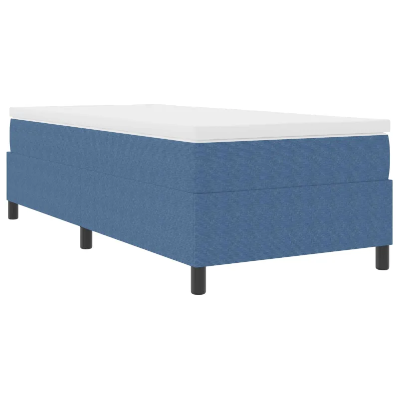 Platforminės lovos rėmas Mėlyna 90 x 190 cm Kordūrinis audinys