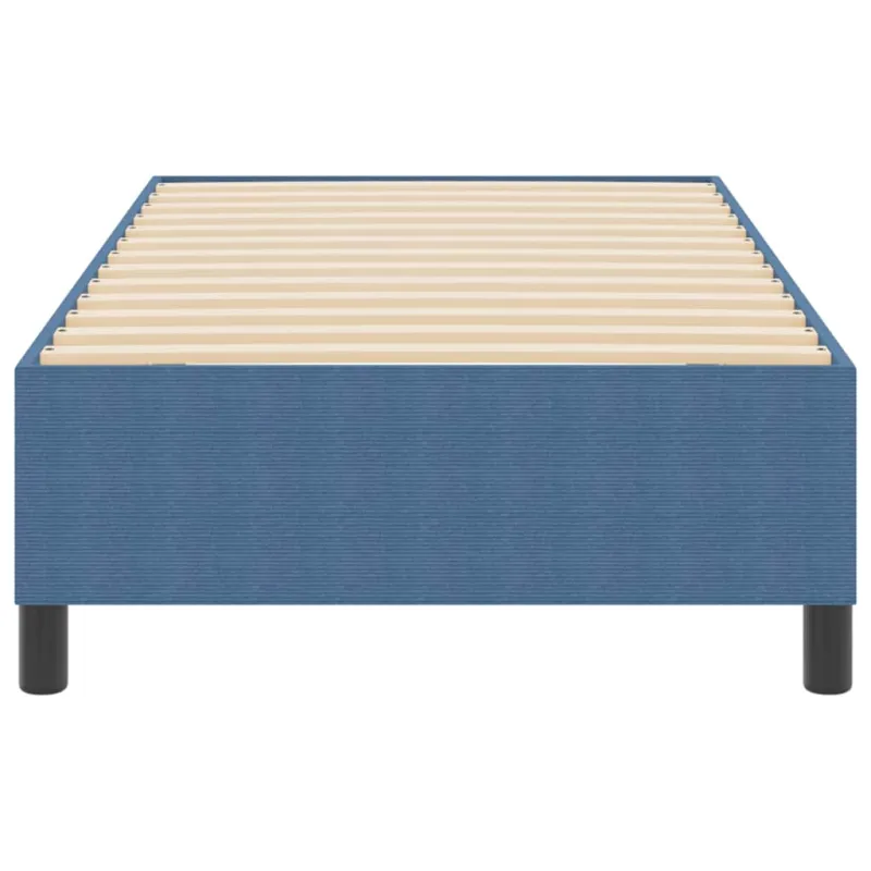 Platforminės lovos rėmas Mėlyna 90 x 190 cm Kordūrinis audinys