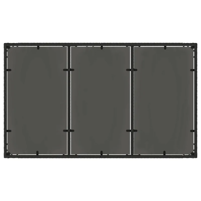 Lauko valgomojo komplektas 7 pcs poliratanas