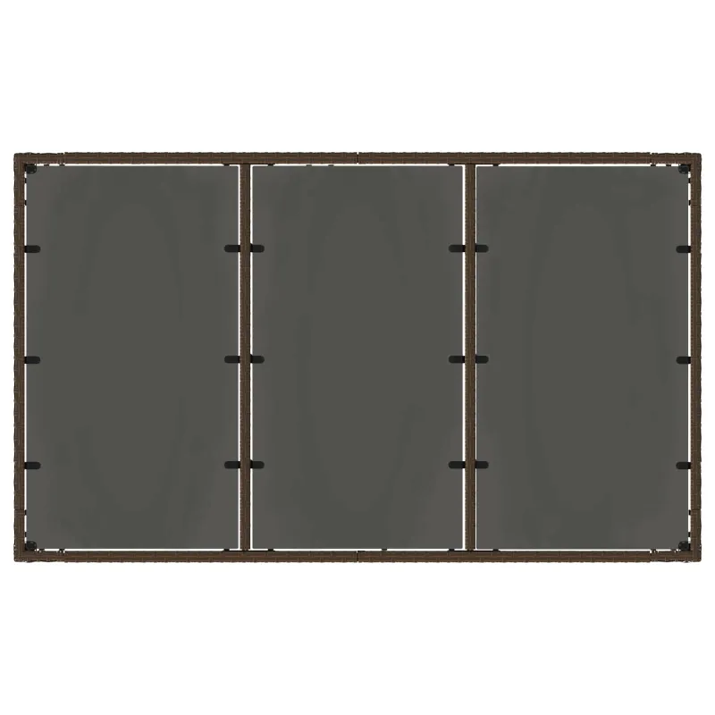 Lauko valgomojo komplektas 7 pcs poliratanas