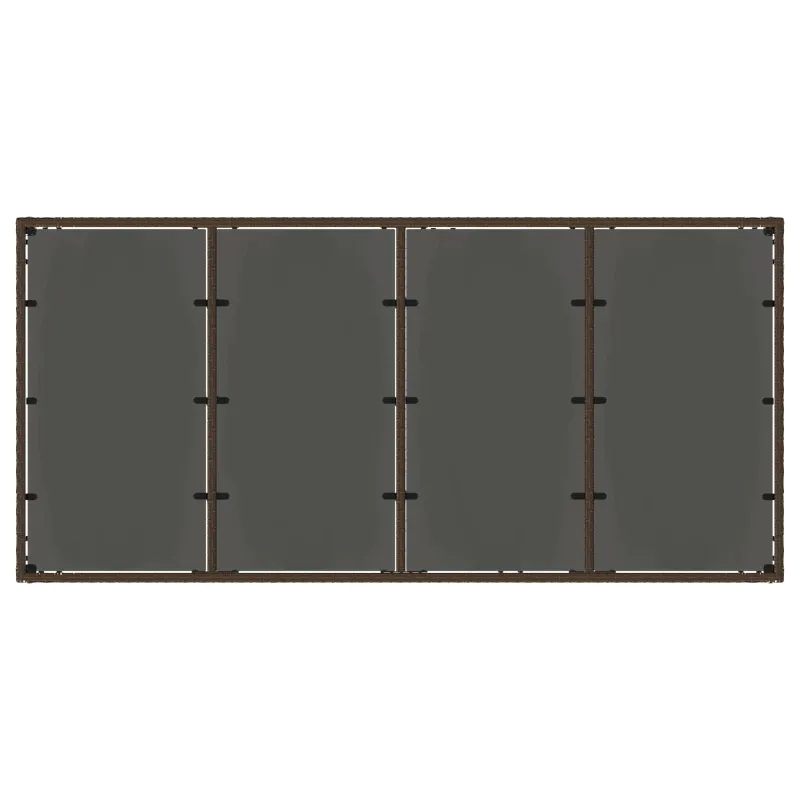 Lauko valgomojo komplektas 7 pcs poliratanas
