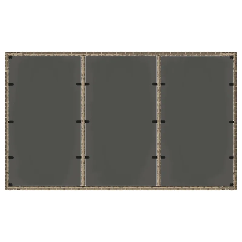 Lauko valgomojo komplektas 5 pcs poliratanas