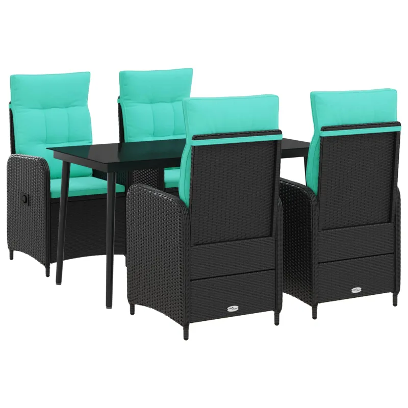 Sofa Stalo Rinkinys su pagalve su pagalve 5 pcs