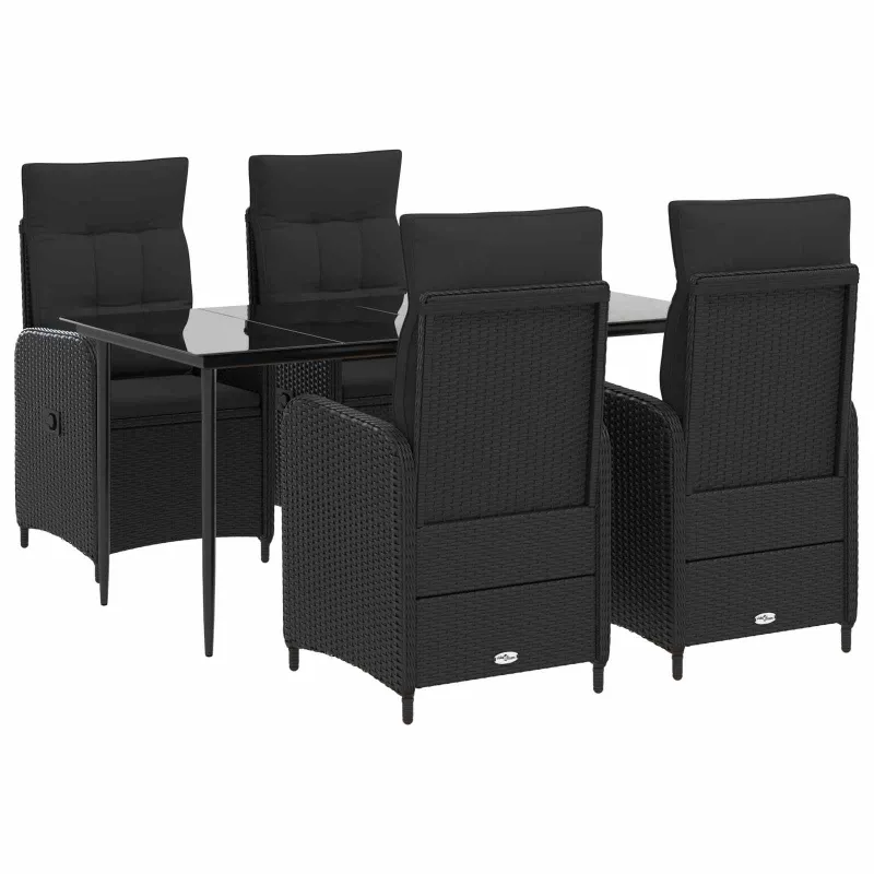 Sofa Stalo Rinkinys su pagalve su pagalve 5 pcs