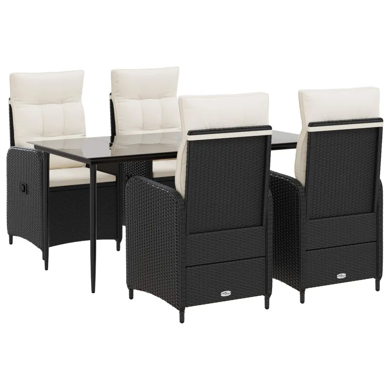Sofa Stalo Rinkinys su pagalve su pagalve 5 pcs