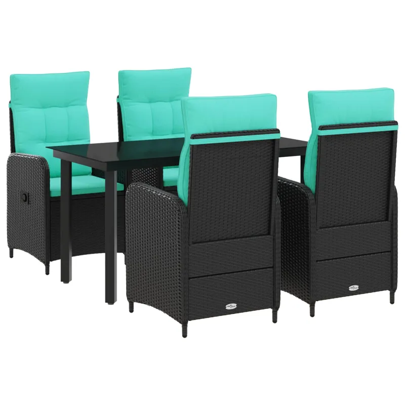 Sofa Stalo Rinkinys su pagalve su pagalve 5 pcs
