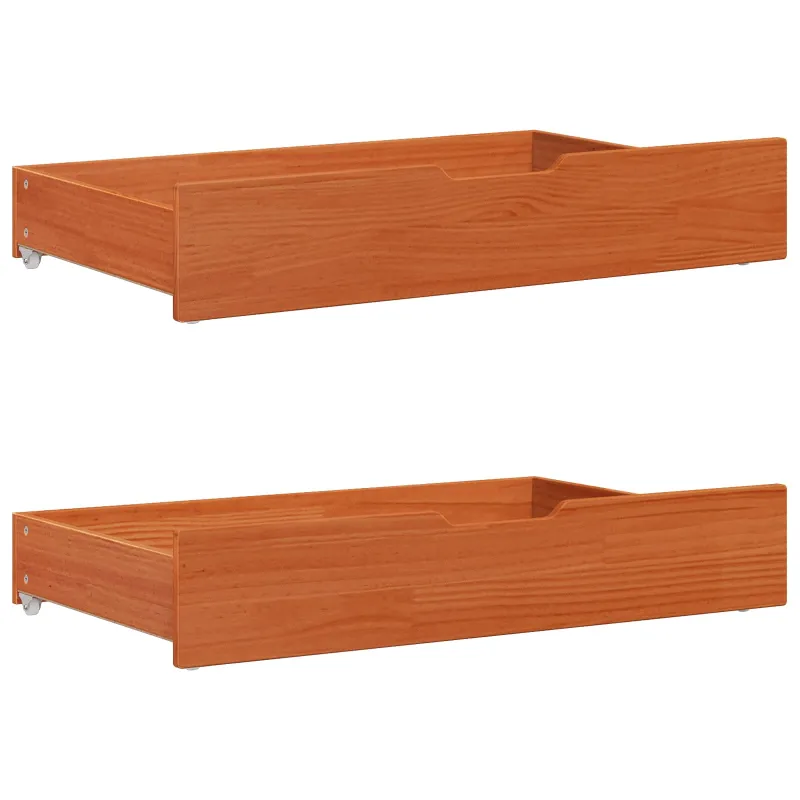 Lovos rėmas Vaško ruda 70 x 190 cm Kietas pušies medis