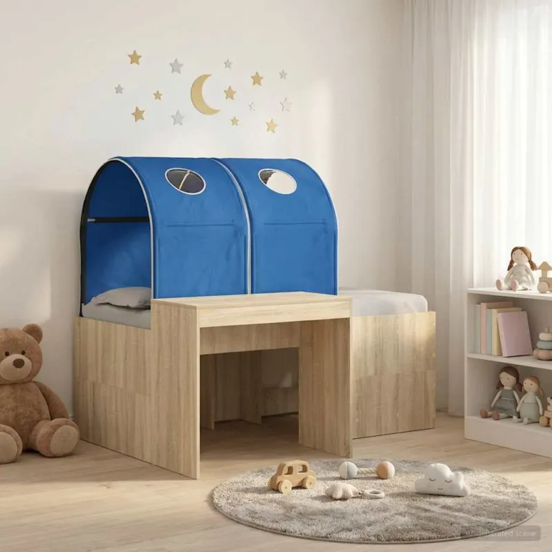 Lovos su Tuneliu 3 vnt. Artisian ąžuolas ir mėlyna