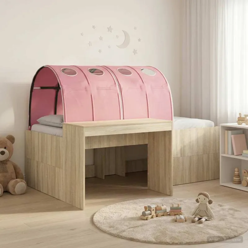 Lovą su tuneliu 3 vnt. Artisian ąžuolas ir rožinė