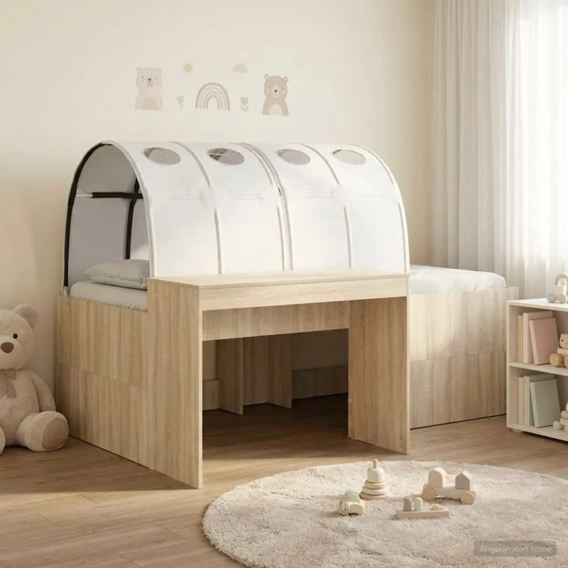 Lovą su tuneliu 3 vnt. Artisian ąžuolas ir balta