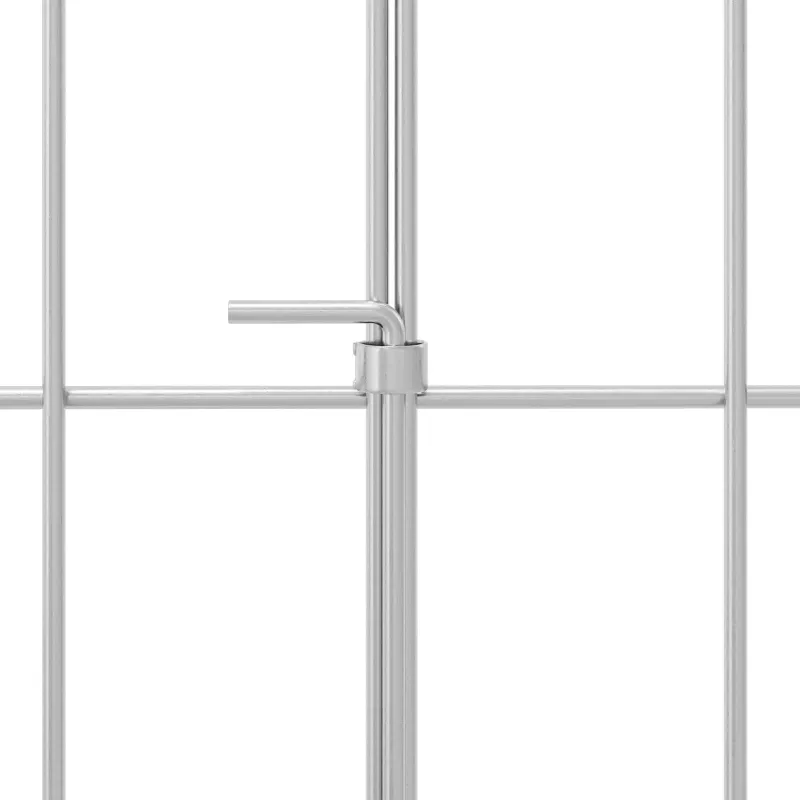 Sodo tvora su kuoliukais 48 pcs 55 x 50 cm Mesh Sidabrinė