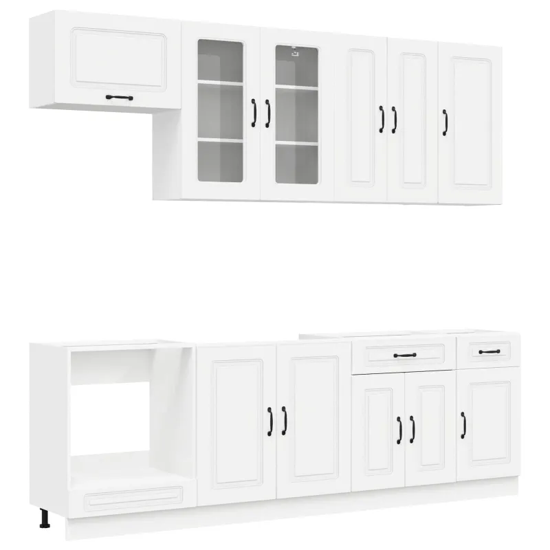 Virtuvės vienetas KALMAR 8 pcs Balta Apdirbta mediena