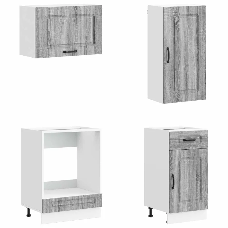 Virtuvės vienetas KALMAR 8 pcs Pilka Sonoma Apdirbta mediena