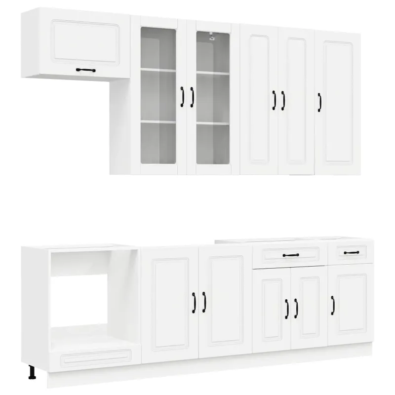 Virtuvės vienetas KALMAR 8 pcs Balta Apdirbta mediena