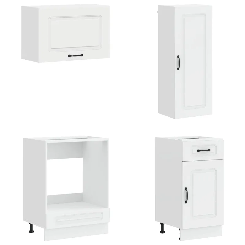 Virtuvės vienetas KALMAR 8 pcs Itin blizgi balta
