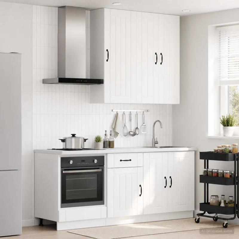 Virtuvės vienetas LUCCA 5 pcs Balta