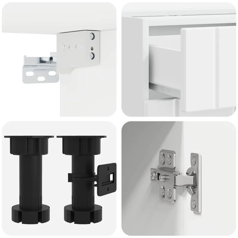 Virtuvės vienetas LUCCA 5 pcs Balta