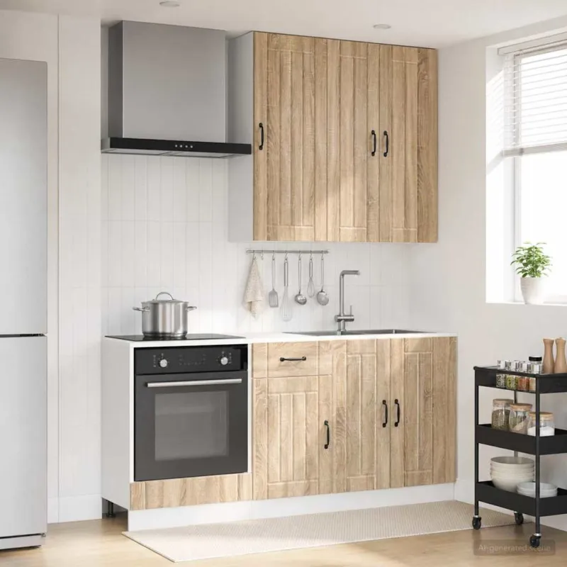 Virtuvės vienetas LUCCA 5 pcs Sonoma ąžuolas Apdirbta mediena