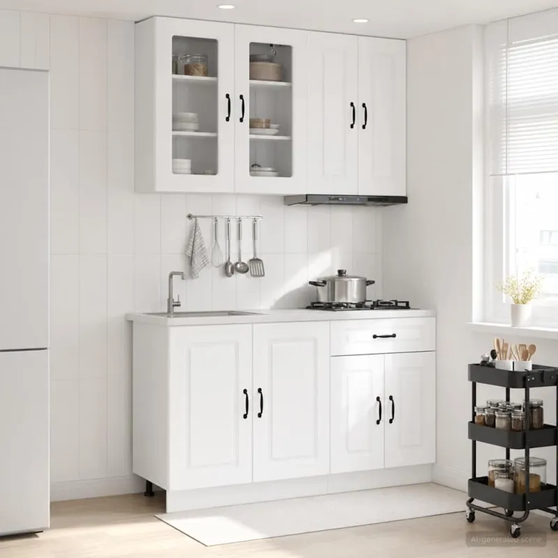 Virtuvės vienetas KALMAR 4 pcs Balta Apdirbta mediena