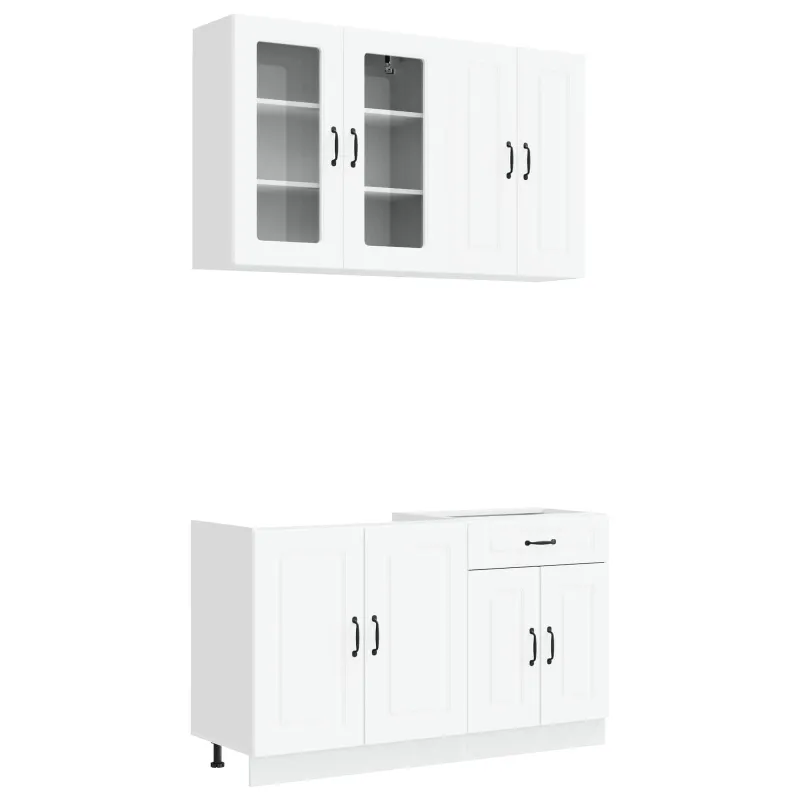 Virtuvės vienetas KALMAR 4 pcs Balta Apdirbta mediena