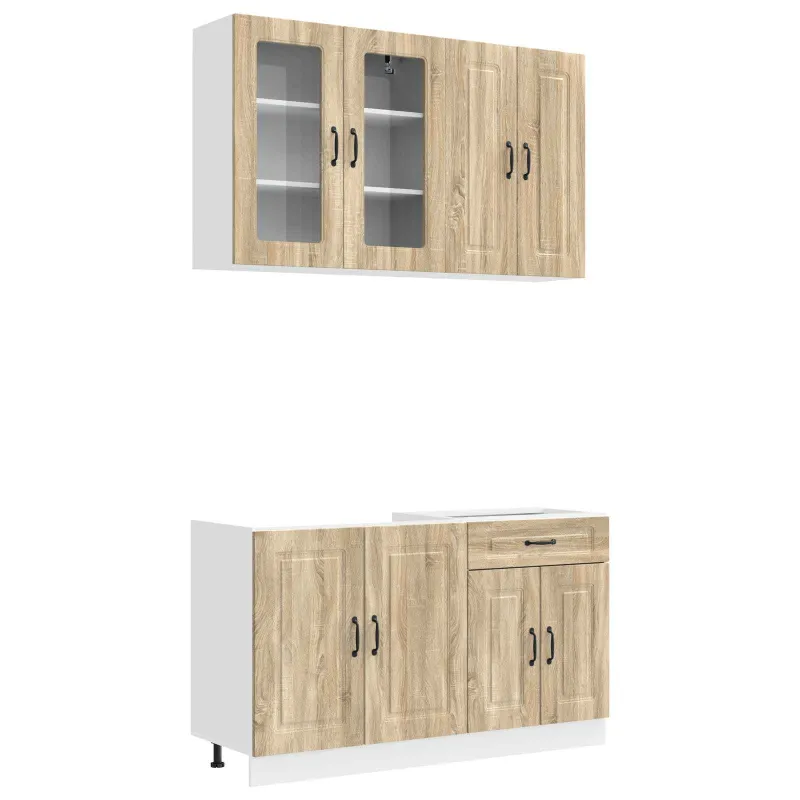 Virtuvės vienetas KALMAR 4 pcs Sonoma ąžuolas Apdirbta mediena