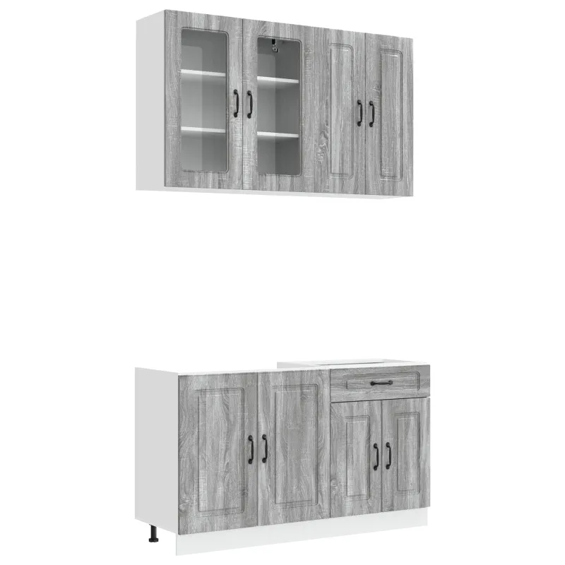 Virtuvės vienetas KALMAR 4 pcs Pilka Sonoma Apdirbta mediena