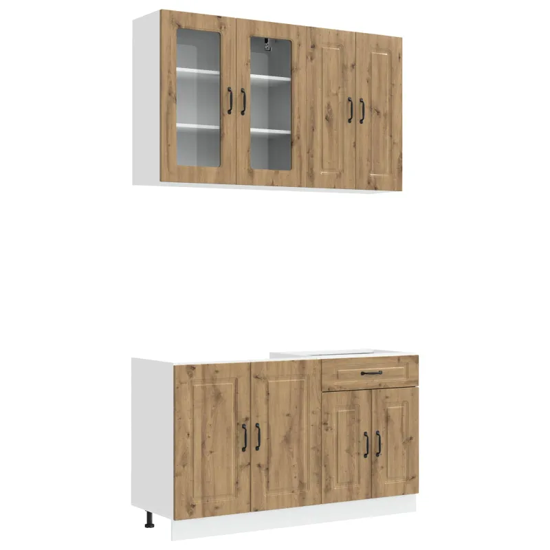 Virtuvės vienetas KALMAR 4 pcs Artisano ąžuolo Apdirbta mediena