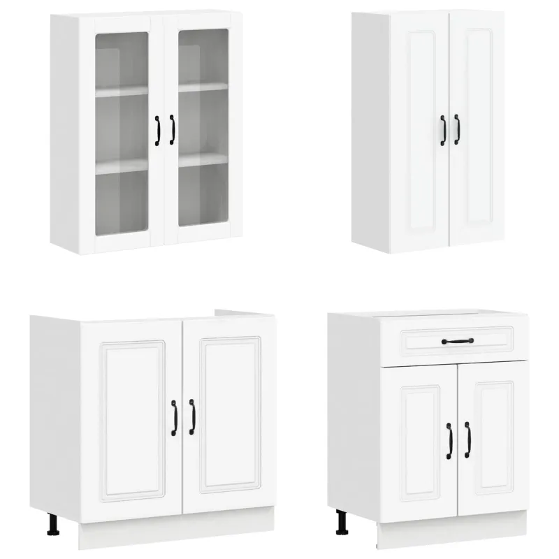 Virtuvės vienetas KALMAR 4 pcs Balta Apdirbta mediena