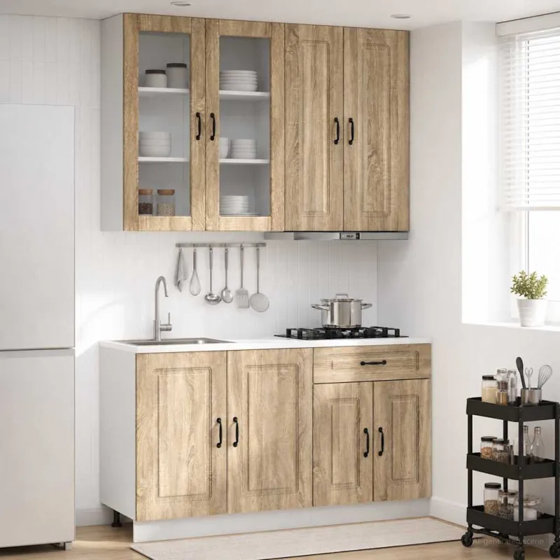Virtuvės vienetas KALMAR 4 pcs Sonoma ąžuolas Apdirbta mediena