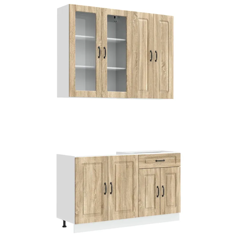 Virtuvės vienetas KALMAR 4 pcs Sonoma ąžuolas Apdirbta mediena