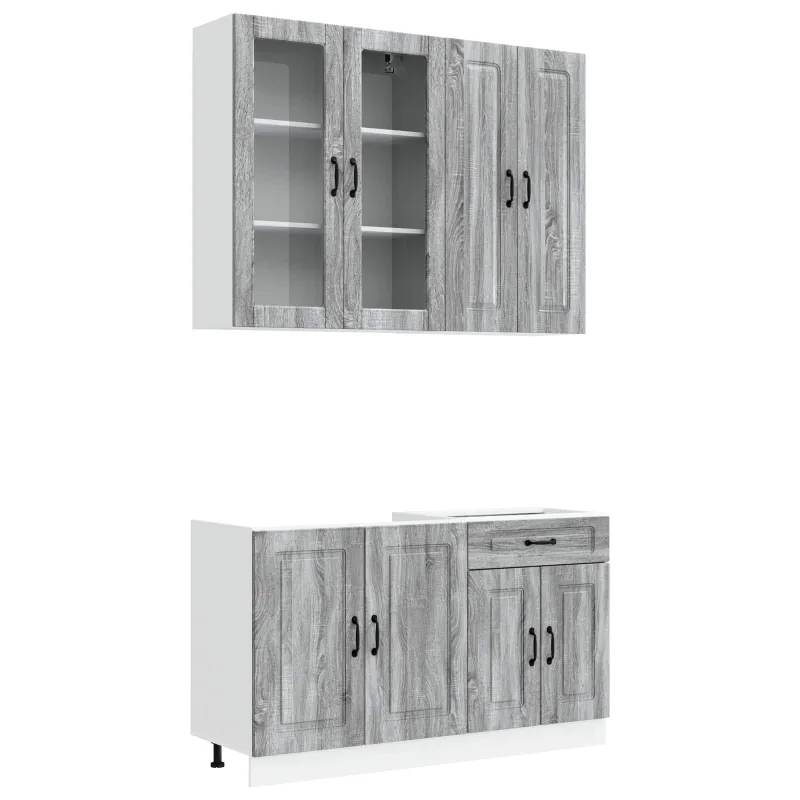 Virtuvės vienetas KALMAR 4 pcs Pilka Sonoma Apdirbta mediena
