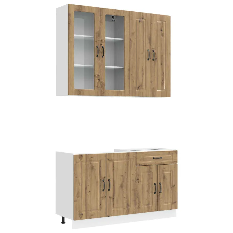 Virtuvės vienetas KALMAR 4 pcs Artisano ąžuolo Apdirbta mediena