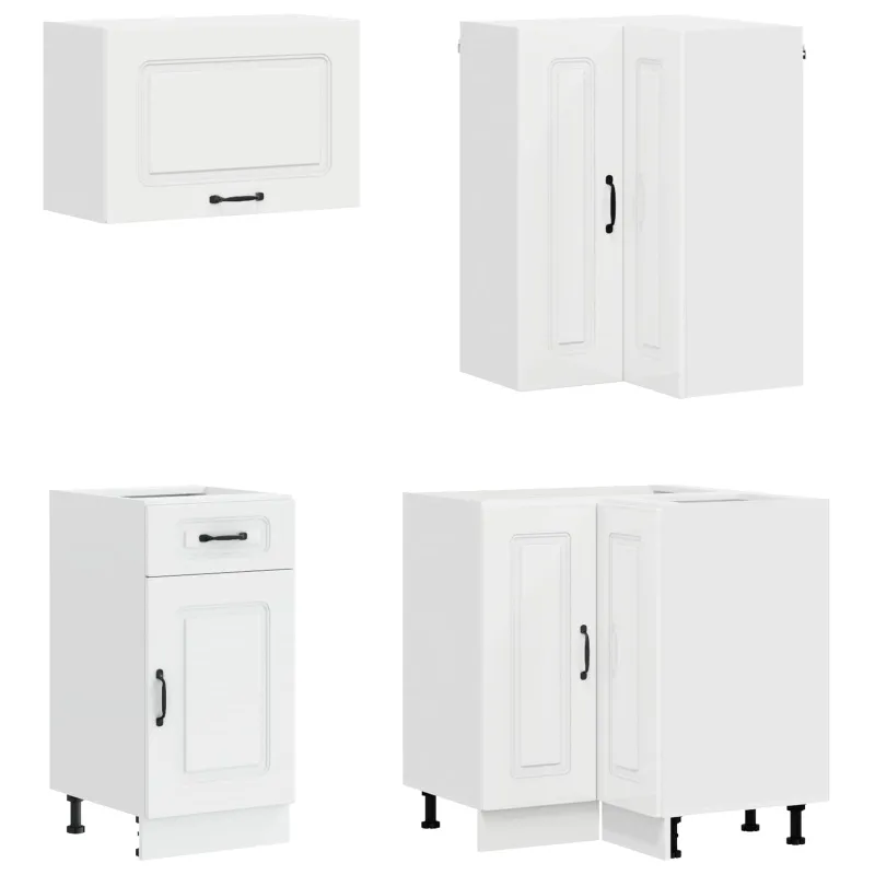 Virtuvės vienetas KALMAR 8 pcs Itin blizgi balta