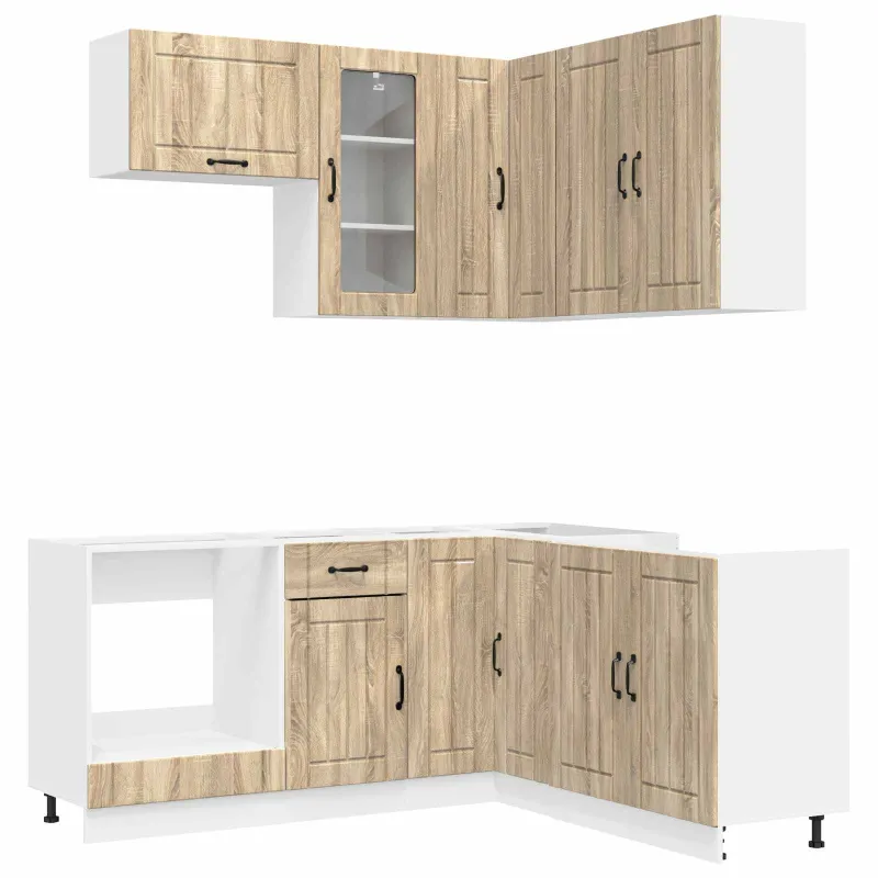 Virtuvės vienetas LUCCA 8 pcs Sonoma ąžuolas Apdirbta mediena