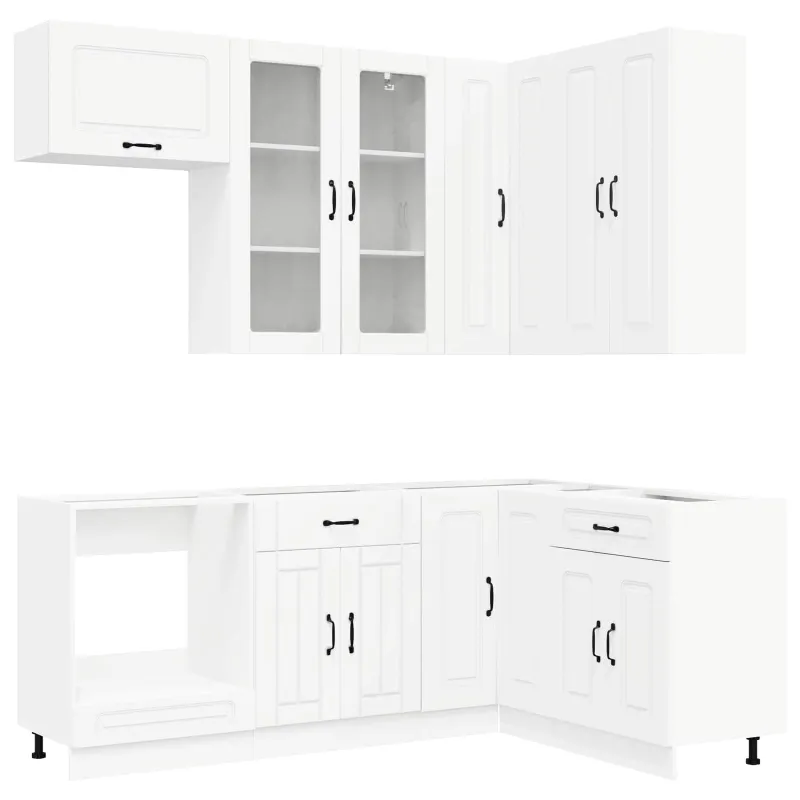 Virtuvės vienetas KALMAR 8 pcs Balta Apdirbta mediena