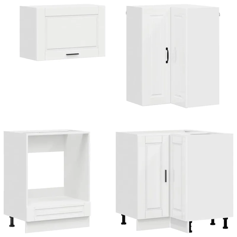 Virtuvės vienetas PORTO 8 pcs Itin blizgi balta
