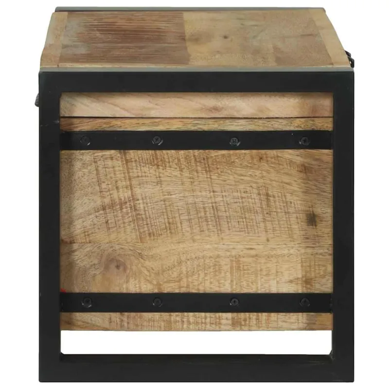 Saugojimo dėžės Ruda 60 x 30 x 30 cm Mango medienos masyvas