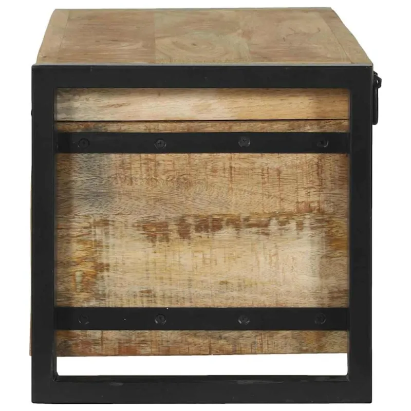 Saugojimo dėžės Ruda 80 x 30 x 30 cm Mango medienos masyvas